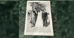 Librarian Discovers 72-Year-Old Wedding Photo in Book and Tracks Down Family