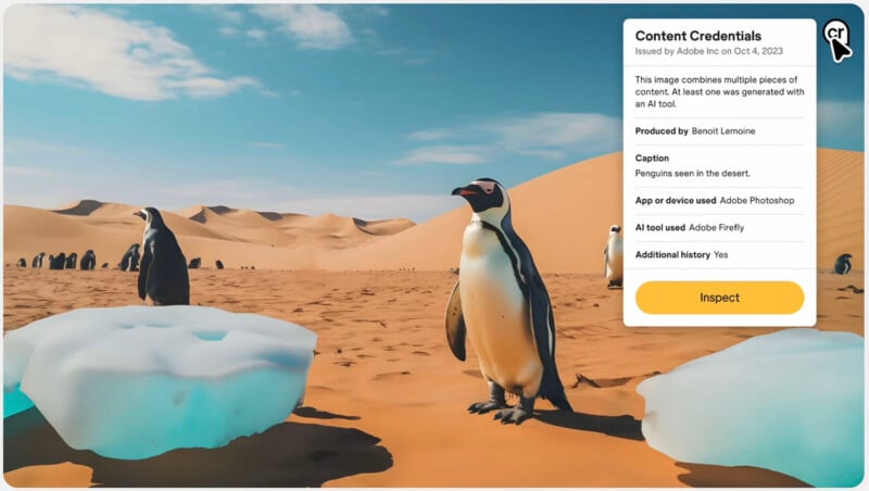 Content Authenticity Initiative proposed use case