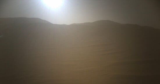 mars sunset